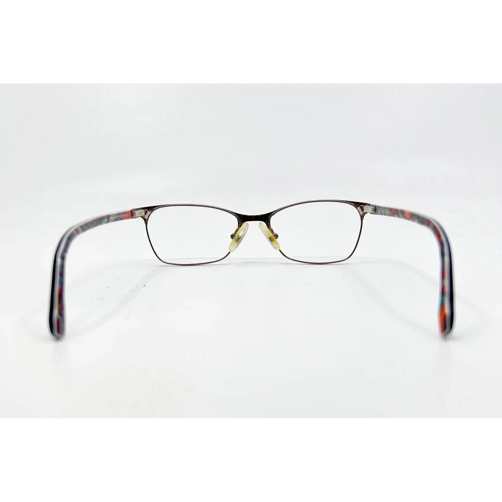 Vera Bradley Whitley Eyeglasses Womens Black Gold Desert Floral 48-16-130